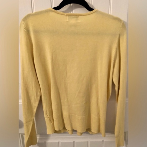 Rainbow of beautiful Cardigans! Set of 4: yellow, orange, bright pink, pale pink - Picture 3 of 13